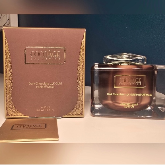 New Cocoage Cosmetics Dark Chocolate
24k Gold Peel Off Mask 1.7 fl oz - Picture 1 of 1
